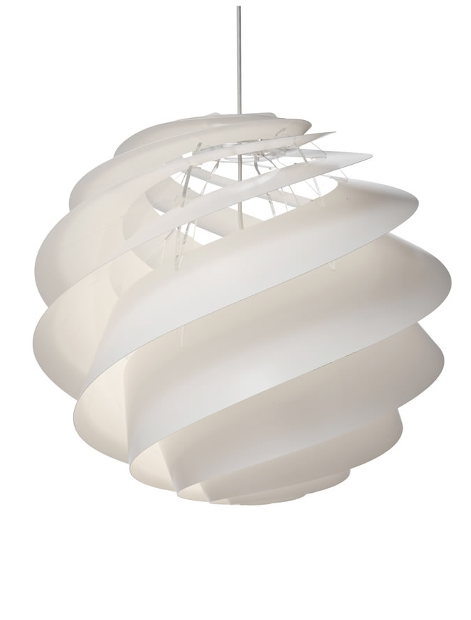 Hanglamp Design Eettafel Wit Swirl 3  Large