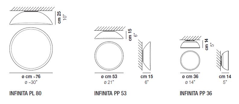 Infinita Wandlampen Details